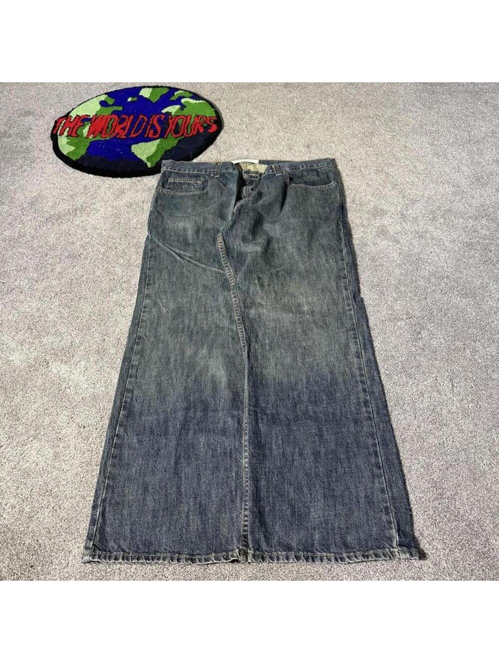 y2k baggy perry ellis denim jeans